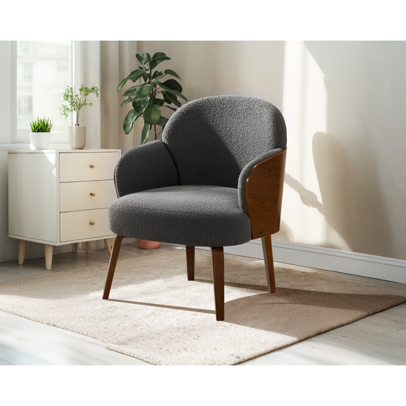 Fauteuil Kholten, Tissu gris