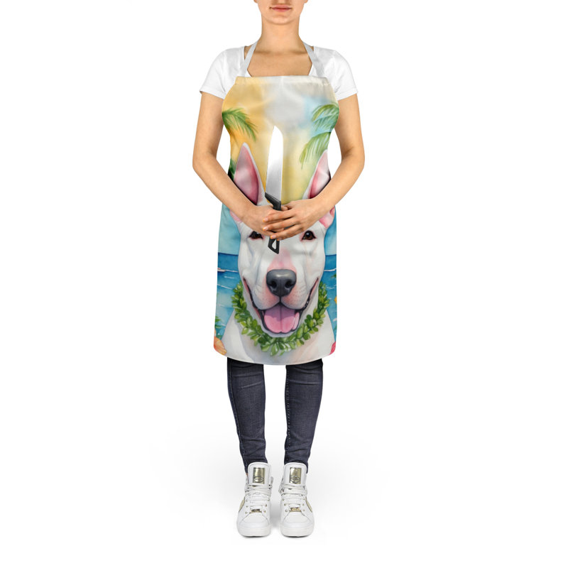 Tablier anglais Bull Terrier Luau