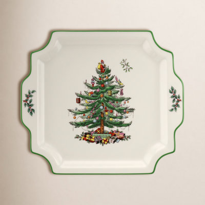Spode Christmas Tree Square Platter