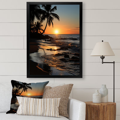 «Miami Sunrise Magic I», reproduction sur toile