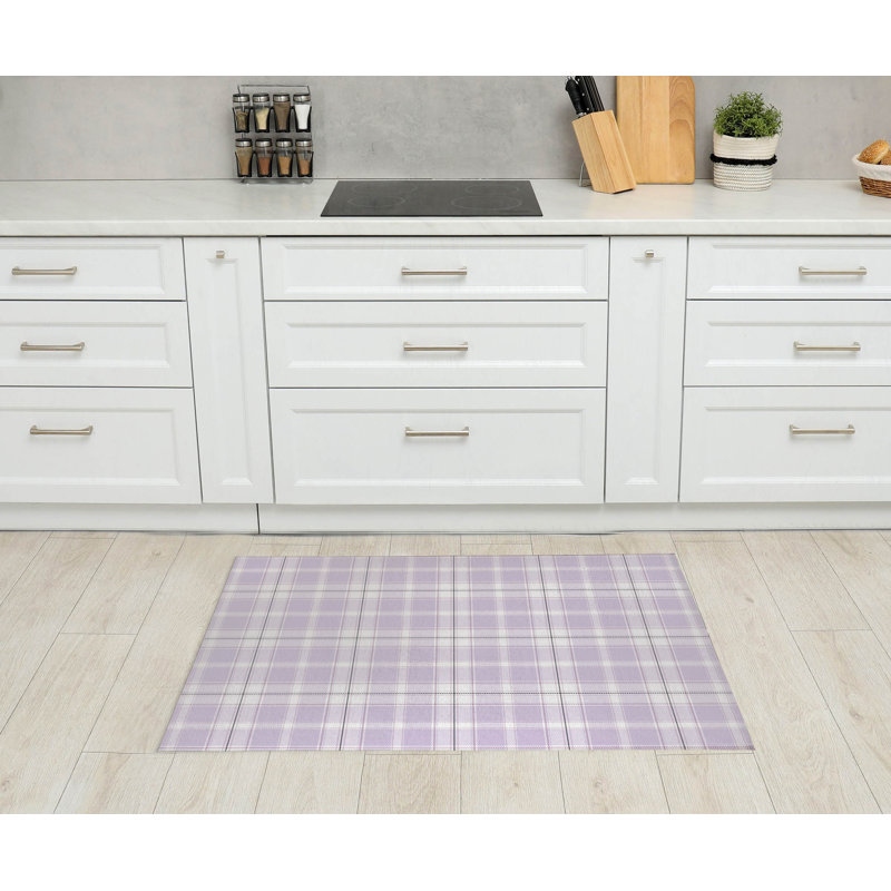 Tapis de cuisine Vinny, Rectangulaire 2 pi x 3 pi, Purple 3