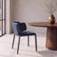 Chaise d'appoint rembourrée en cuir avec siège rembourré et siège en cuir Saddle-916828045