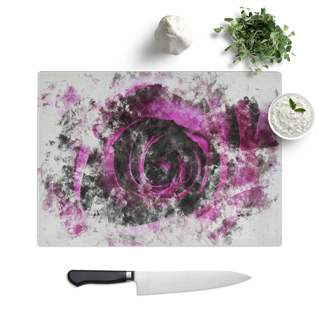 Rose Flower Vol.2 Watercolour Chopping Board