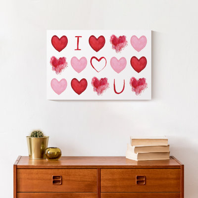 «I Heart You», reproduction sur toile