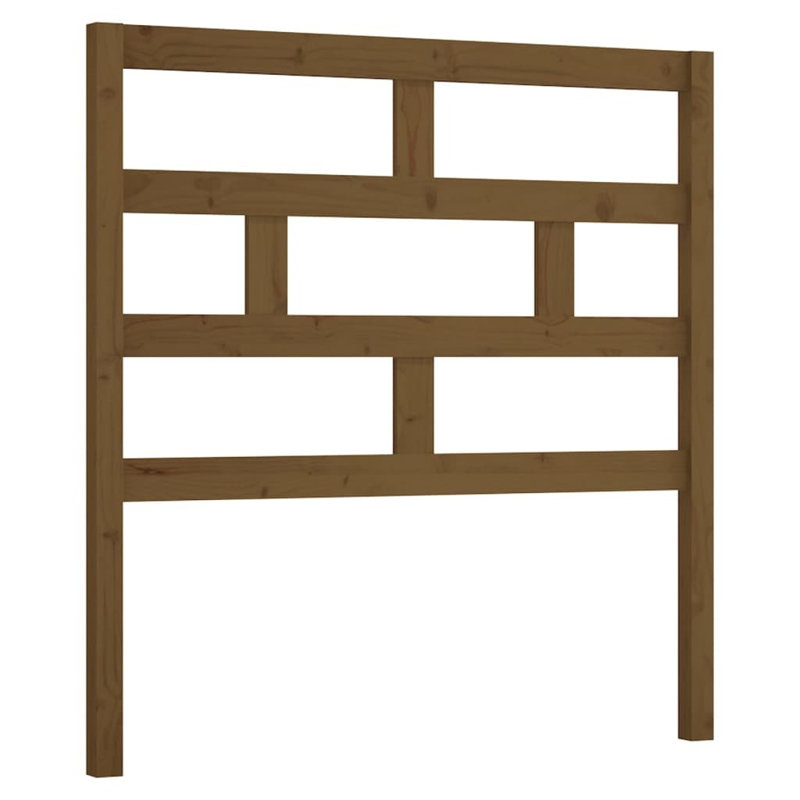 Macintyre Solid Wood Slat Headboard, 81 x 100 cm, Brown