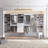 Modular Closet System, Versatile and Customizable Walk-In Design for Efficient Storage and Organization-124865272