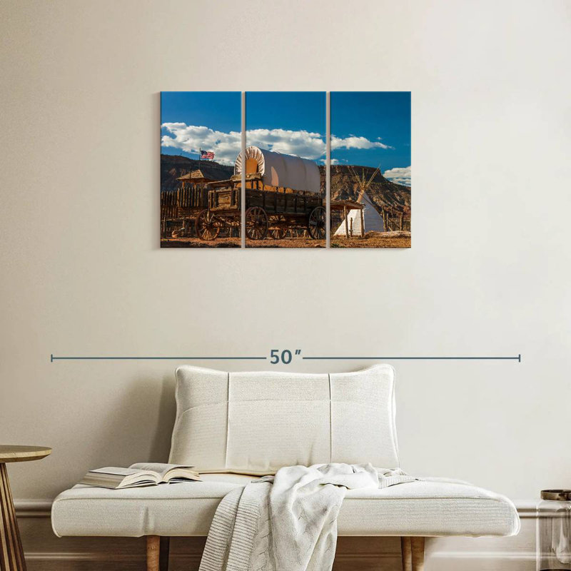 Lelar Prairie Schooner, 20" H x 33" W