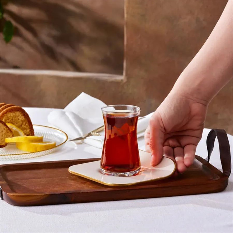 Ebern Designs 1ml Glass Teapot Set, Clear