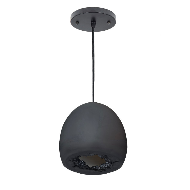 Geode 1 - Light Pendant, Black, Black, No