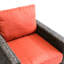Fauteuil club d'extérieur en osier Fricis Point-418419547