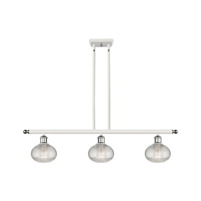 Luminaire suspendu pour îlot de cuisine 3 lumières Larrick