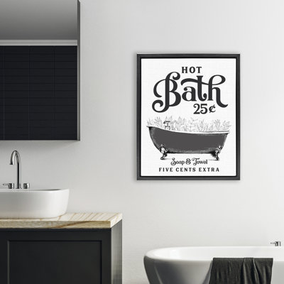 Bain chaud avec cadre flottant à bulles, design par lettré et doublé