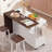 102.3" Kitchen Island with Extendable Dining Table-27002301