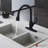 mondawe Pull Down Kitchen Faucet-72651098