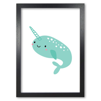 Children's Animals, Narwhal - Print