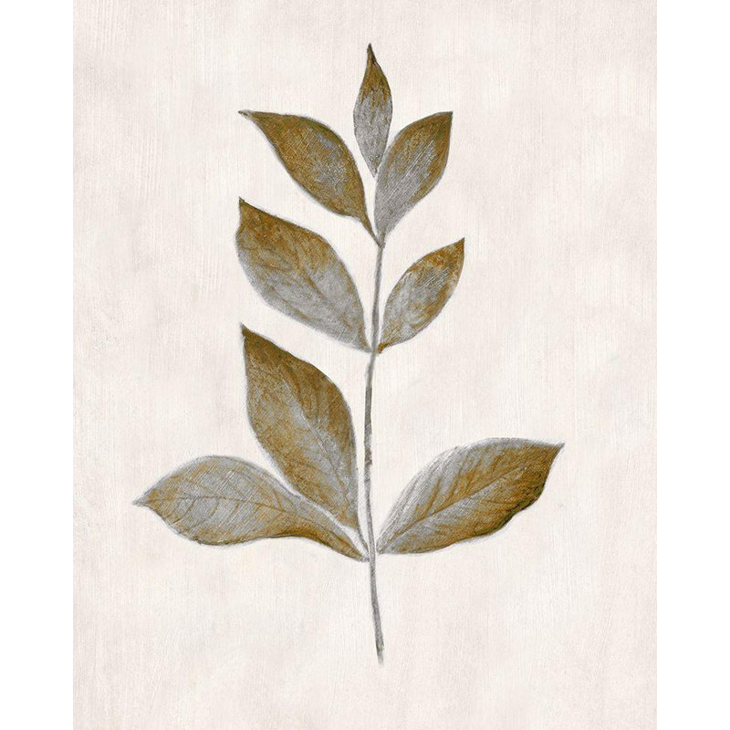 Art sur toile tendue par Winston Porter Tava Studios, feuille de bronze I