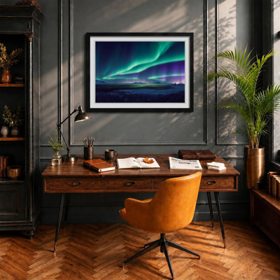 The Showstopping Northern Lights - Framed Print
