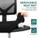 Metal Base Writing Desk With Task Chair