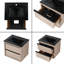 Meuble-lavabo mural simple 24 po avec 2 tiroirs et plateau de lavabo en céramique Loxby-1590546353-1590546352