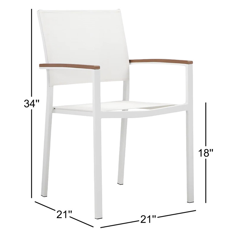 Fauteuil empilable de salle à manger David