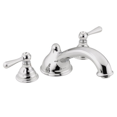 Kingsley Double Handle Deck Mounted Roman Tub Faucet Trim