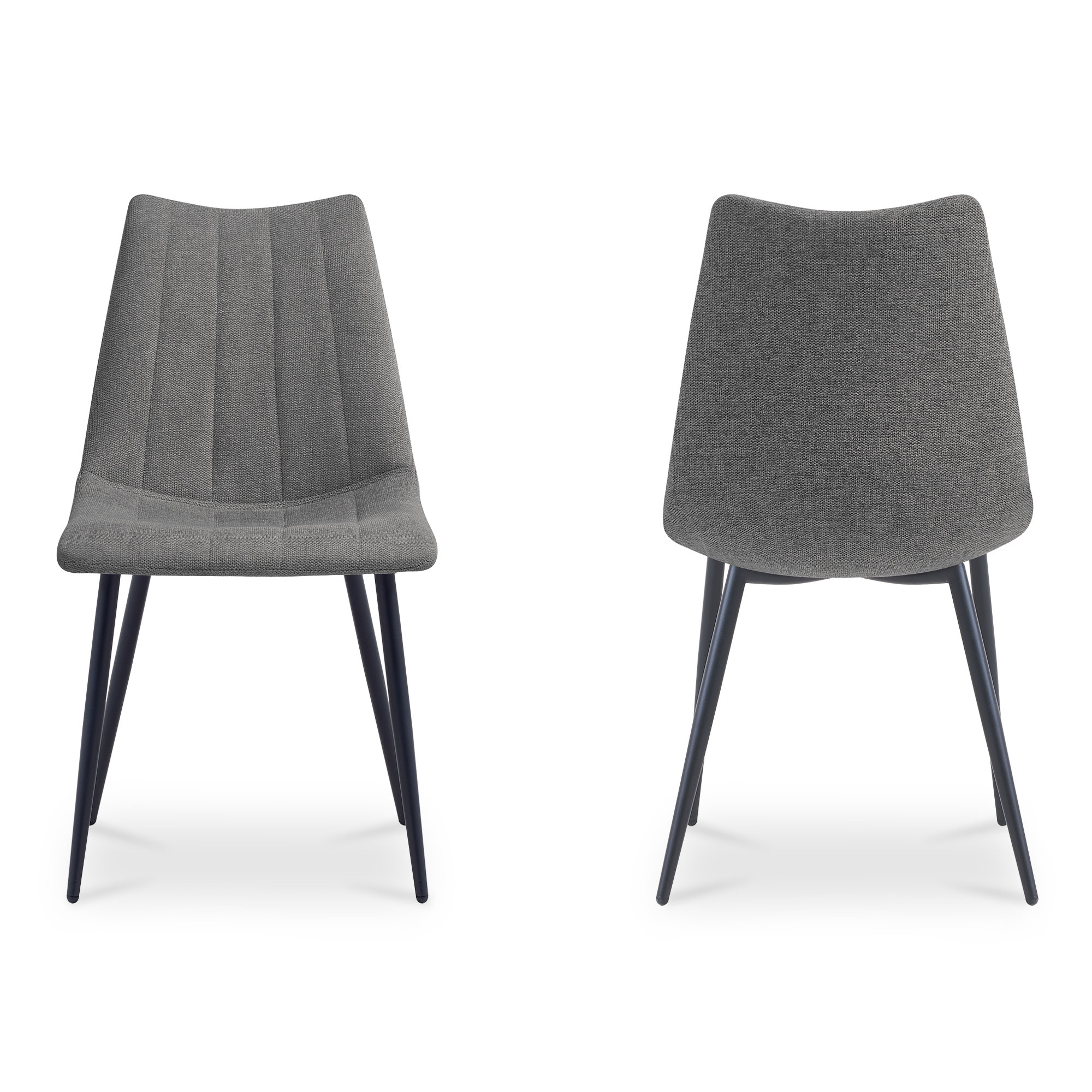 Finnigan Upholstered Side Chair, Gray