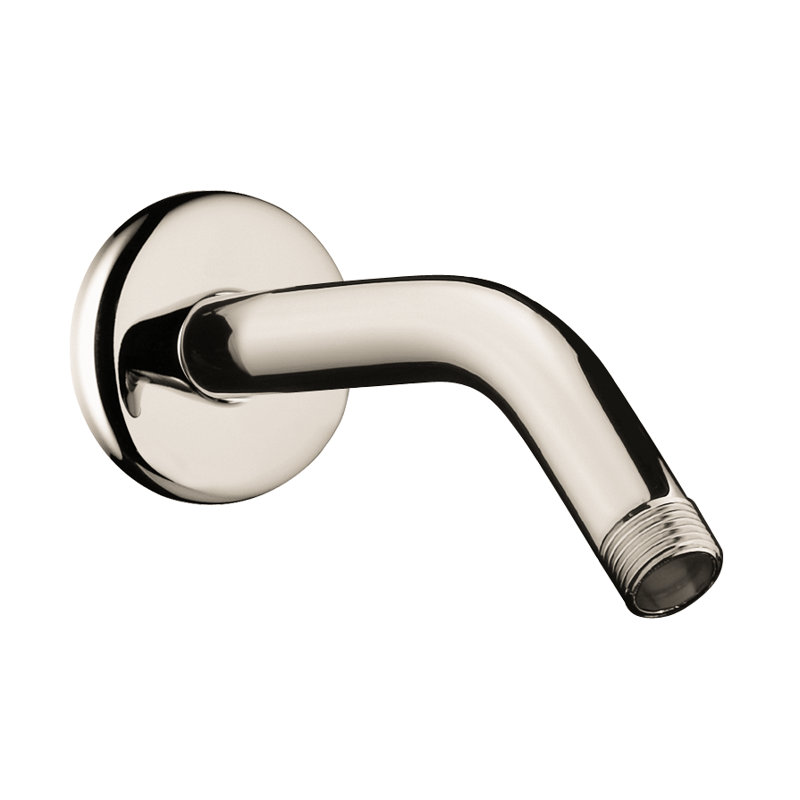 Showerpower 1/2" Shower Arm with Flange, Polished Nickel