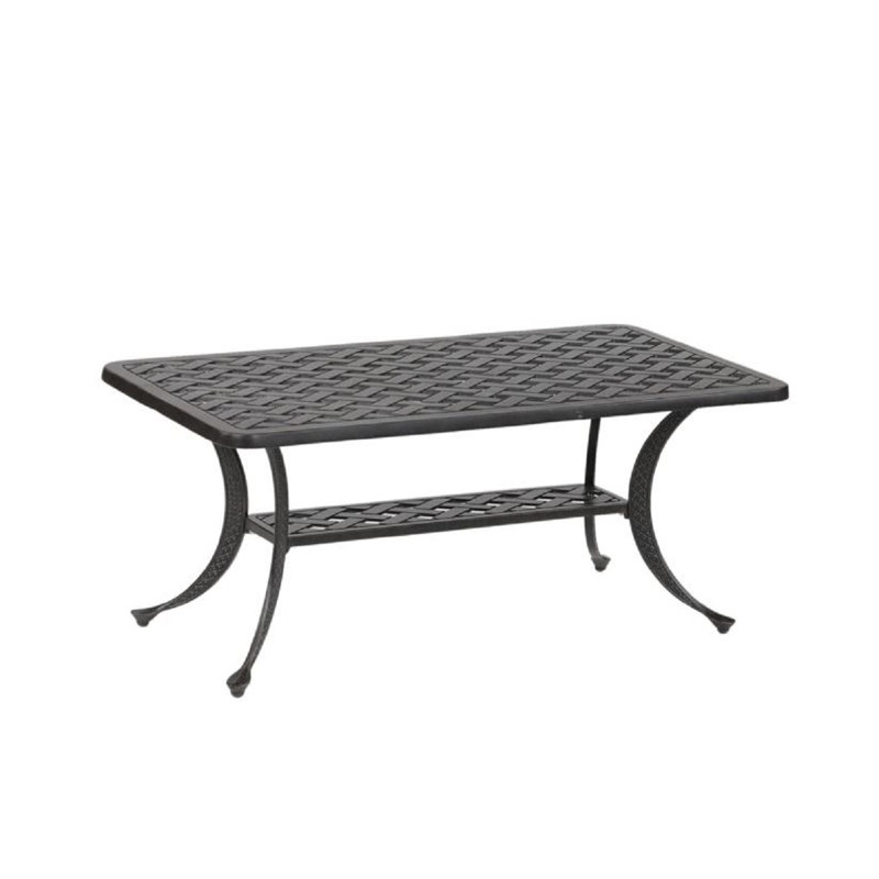 Table d'appoint en aluminium Hawkesbury, H 21 po x L 21 po x l 21 po