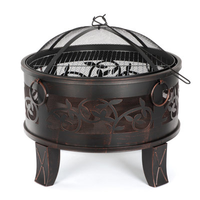 Fonda Round Cast Iron Smokeless Fire Pit