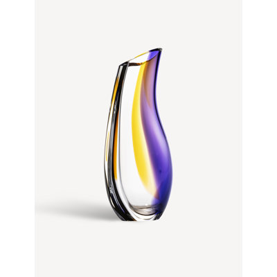 Orchid Handmade Crystal Table Vase
