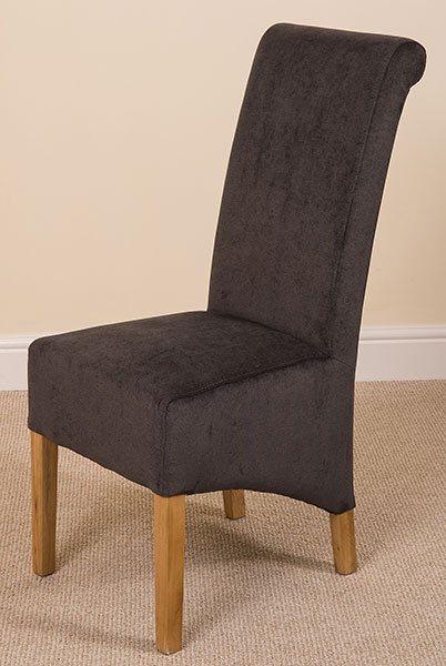 48cm H Upholstered Side Chair, Black