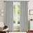 100% Blackout Curtains Linen Textured Solid Thermal Insulated Curtains & Drapes For Living Room Bedroom (50" Wide, Set Of 2)-565735956-544193894