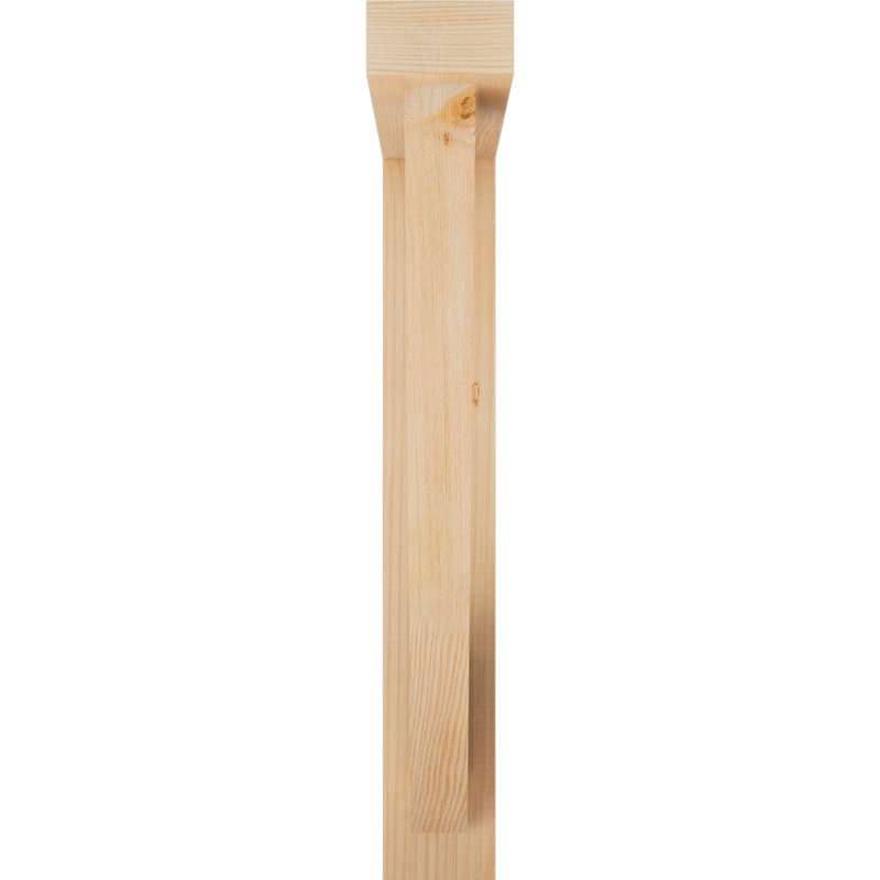 Support de bloc traditionnel avec entretoise décalée, 28 x 24, Sapin Douglas de l 4 po (scié brut)