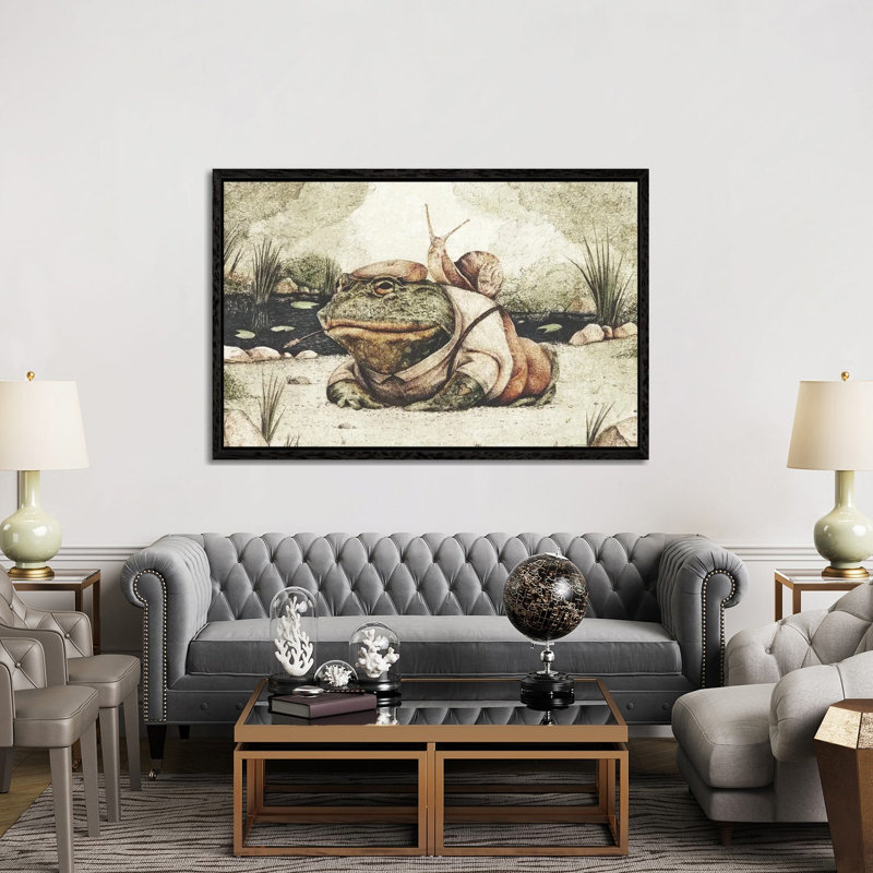 Buddies II by Mike Koubou - Gallery-Wrapped Canvas Giclée on Canvas, Black Floater Framed, 152.5 cm H x 101.5 cm W