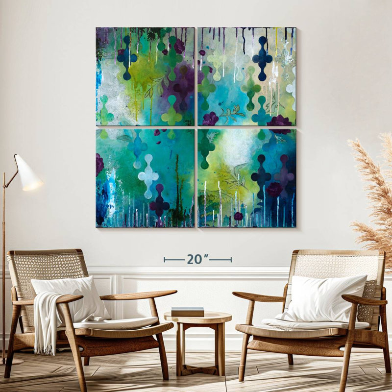 Seafoam Storm One, 57" H x 57" W
