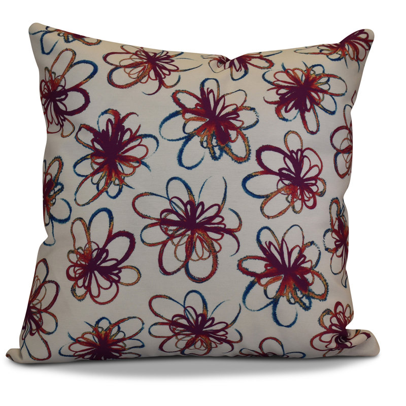 Housse et insert de coussin carré Jump for Joy, 20 po x 20 po, Mauve