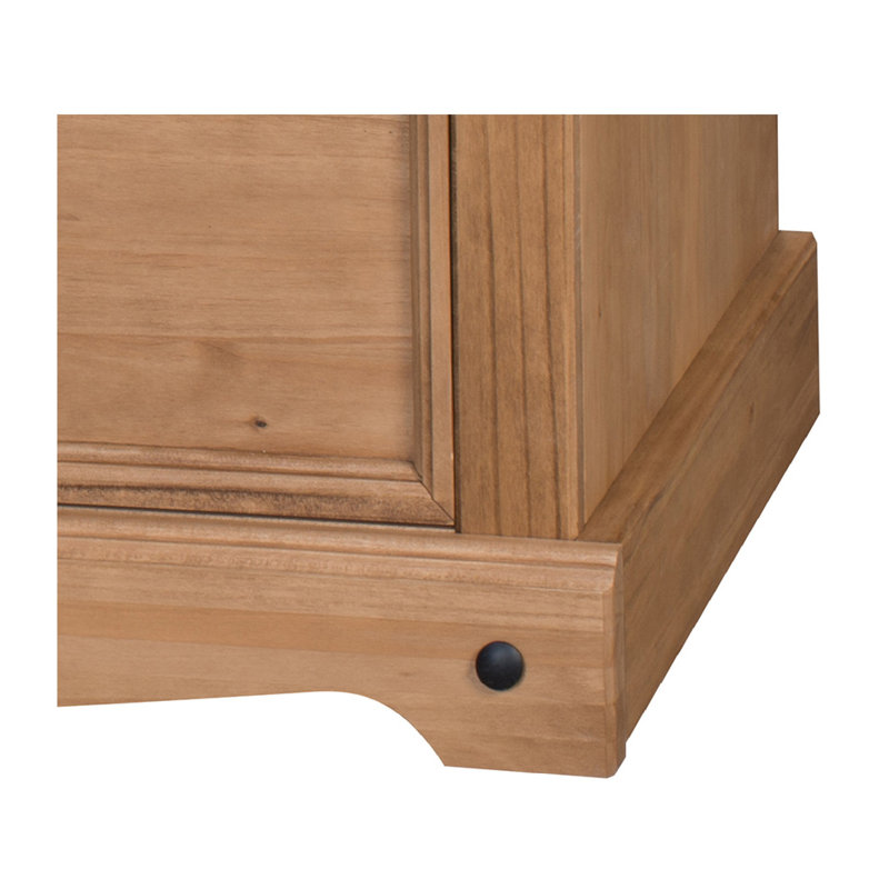 Palmea 133cm W 6 - Drawer Chest of Drawers, Antique Wax