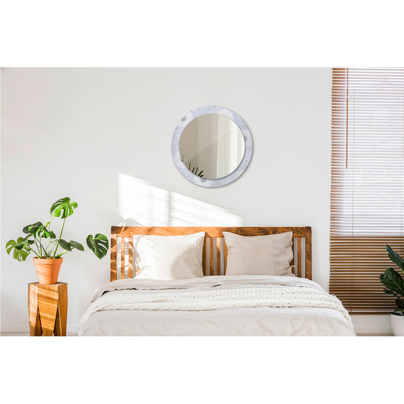 Huldar Glass Flat Wall Mirror