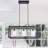 3-Light 26" Dimmable Rectangular Kitchen Island Chandelier