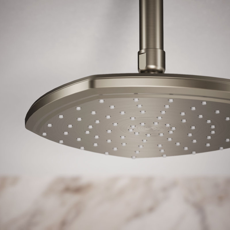 Occasion 8 In. Single-Function Rainhead, Vibrant Brushed Nickel, 1.75 GPM