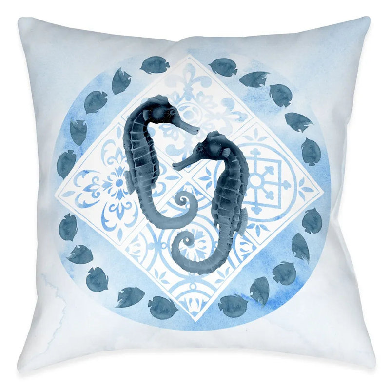 Moroccan Marina Throw Pillow