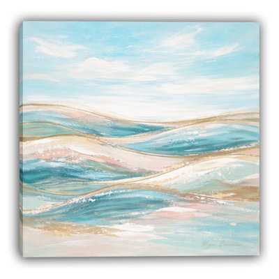 Gentle Shore Wrapped Canvas Wall Art