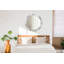 Huldar Glass Flat Wall Mirror