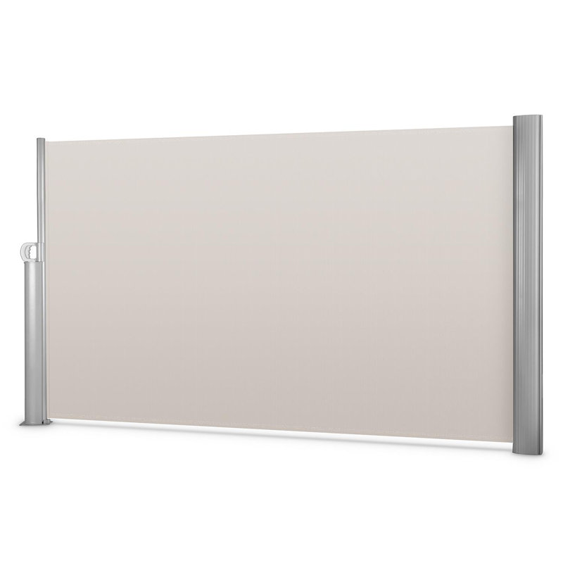Blumfeldt 3cm W x 0.13cm D Retractable Side Awning, Beige