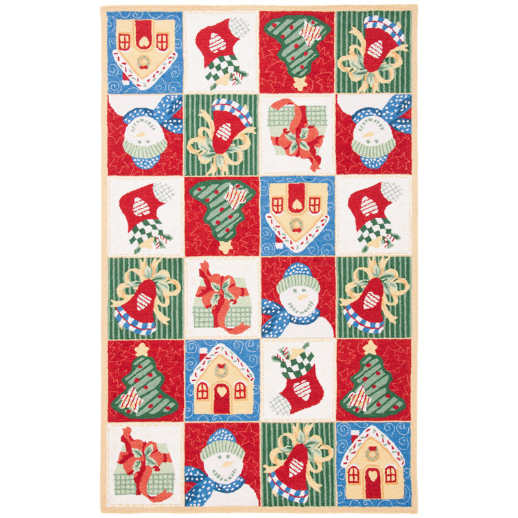 Paget Hand Hooked Wool Floral Rug