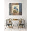 « blue iris scroll », peinture sur toile tendue-1645913258