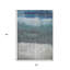 Tapis d'extérieur lavable abstrait bleu et gris 5 pi x 8 pi