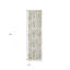 Tapis de couloir ivoire 8 pi Dhurrie