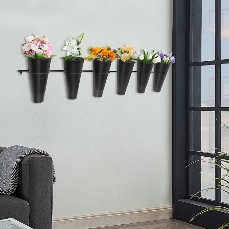 Jardinière murale 5 pièces avec seau