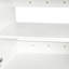 Armoire de rangement murale empilable, blanc